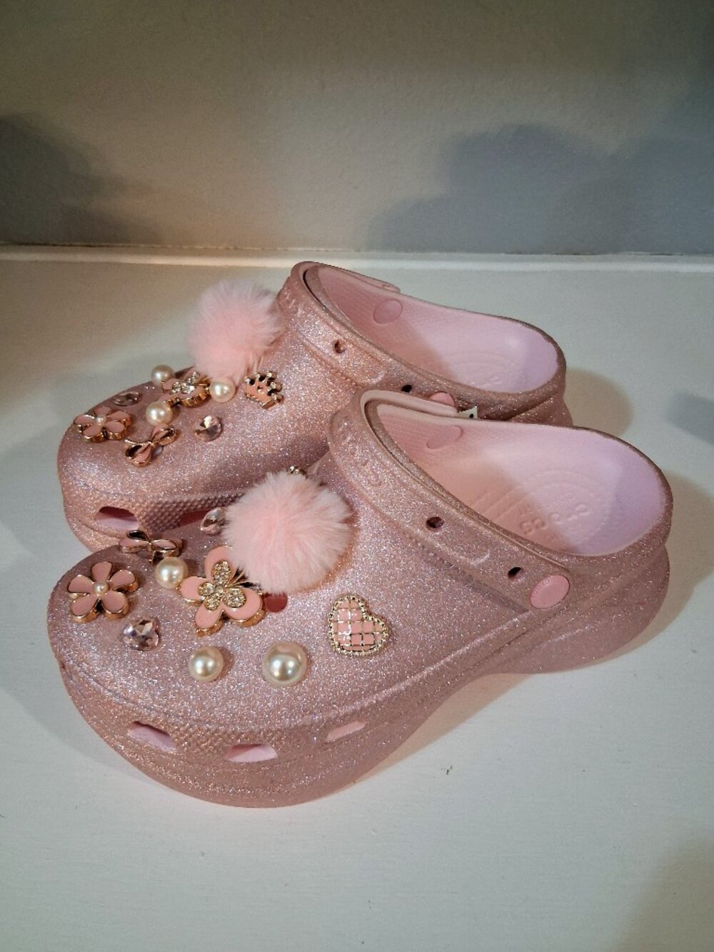 Crocs Embelished Platforms